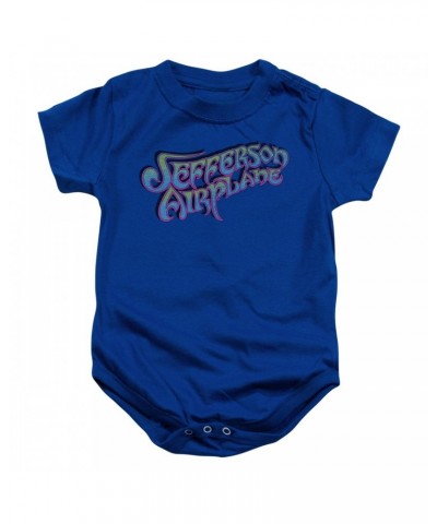 Jefferson Airplane Baby Onesie | GRADIENT LOGO Infant Snapsuit $5.94 Kids