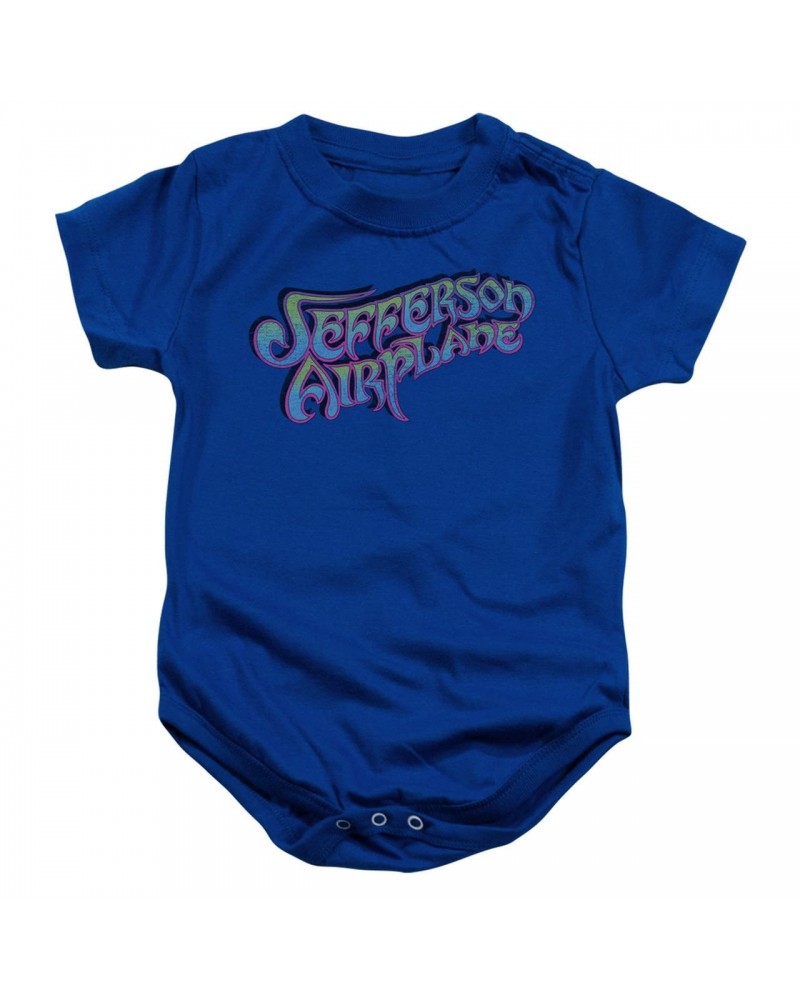 Jefferson Airplane Baby Onesie | GRADIENT LOGO Infant Snapsuit $5.94 Kids