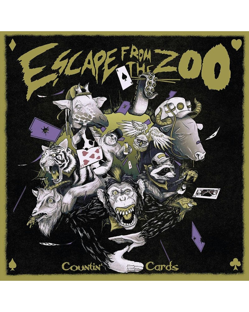 Escape From The Zoo Countin’ Cards Vinyl Record $6.20 Vinyl