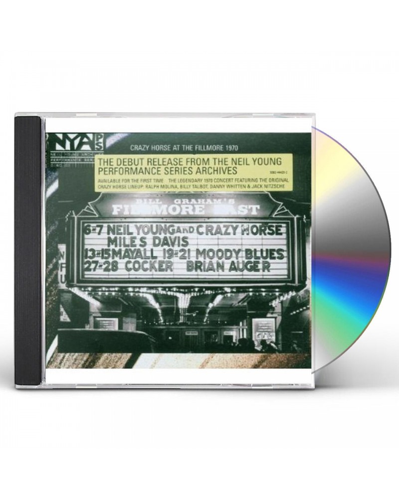 Neil Young LIVE AT THE FILLMORE EAST CD $7.35 CD