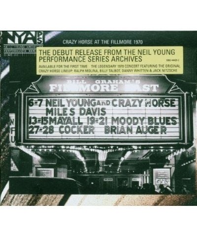 Neil Young LIVE AT THE FILLMORE EAST CD $7.35 CD