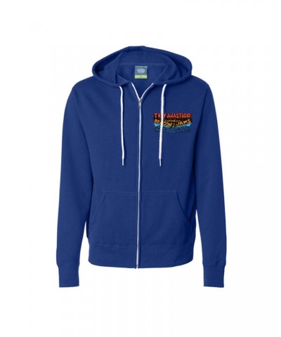 Phish Pollock Guitar Beacon Zip-Up Hoodie on Cobalt $28.80 Sweatshirts