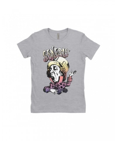 Genesis Ladies' Boyfriend T-Shirt | Colorful Ombre Mad Hatter Shirt $11.73 Shirts