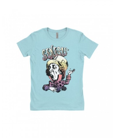 Genesis Ladies' Boyfriend T-Shirt | Colorful Ombre Mad Hatter Shirt $11.73 Shirts