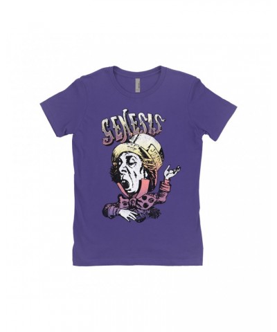 Genesis Ladies' Boyfriend T-Shirt | Colorful Ombre Mad Hatter Shirt $11.73 Shirts