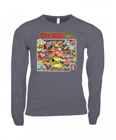 Big Brother & The Holding Company Long Sleeve Shirt | Cheap Thrills Album Cover Shirt $12.58 Shirts