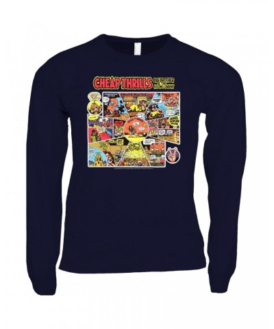 Big Brother & The Holding Company Long Sleeve Shirt | Cheap Thrills Album Cover Shirt $12.58 Shirts