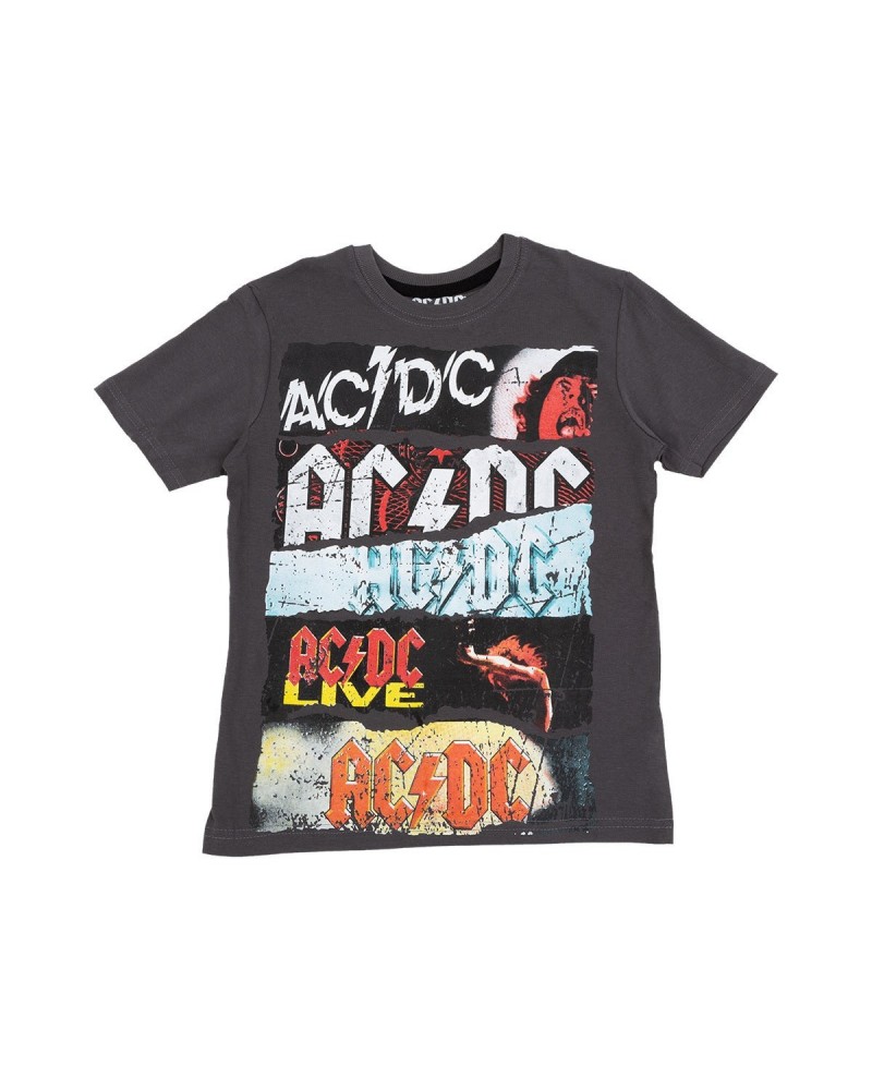 AC/DC Multi Album Broken Mirror Juniors T-Shirt $9.18 Shirts