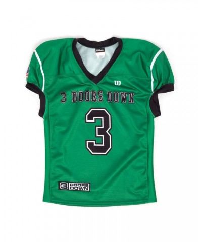 3 Doors Down Green Authentic Football Jersey $32.00 Shirts