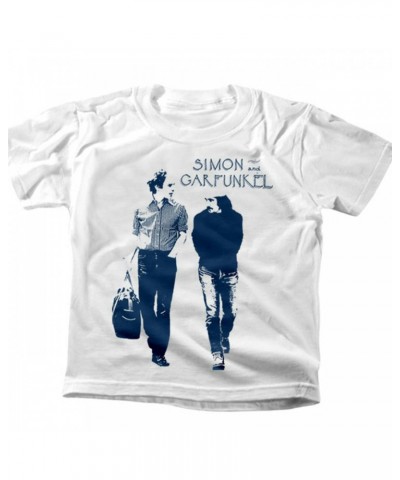 Simon & Garfunkel "Walking" Kids White T-Shirt $6.88 Shirts