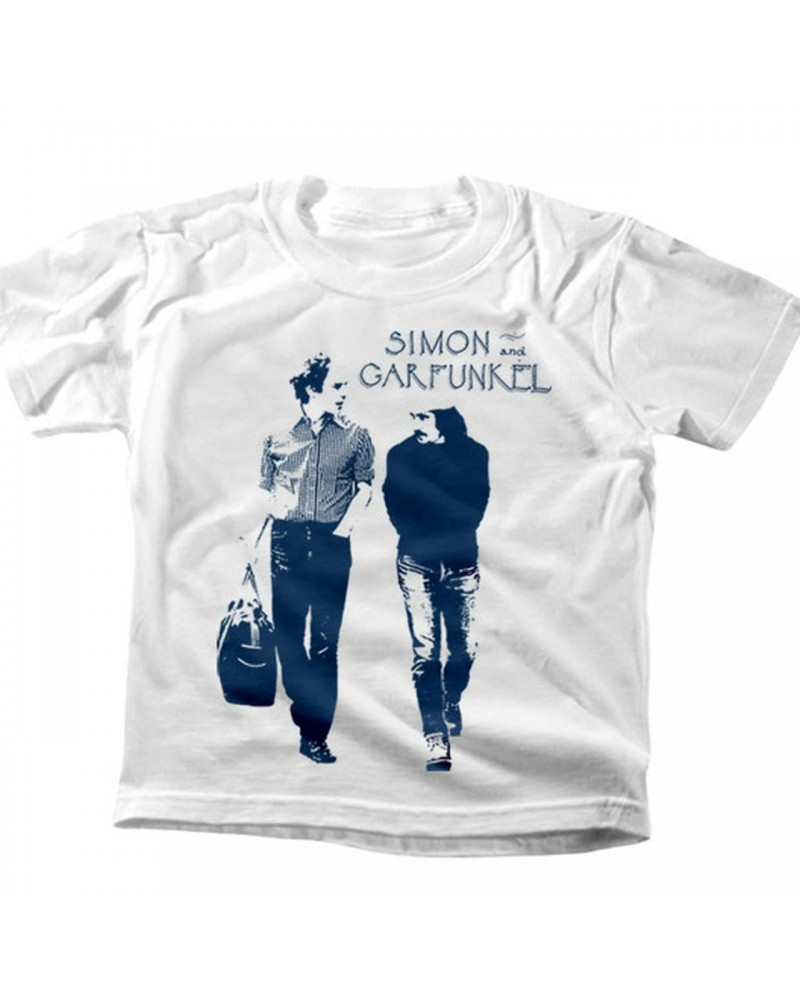 Simon & Garfunkel "Walking" Kids White T-Shirt $6.88 Shirts