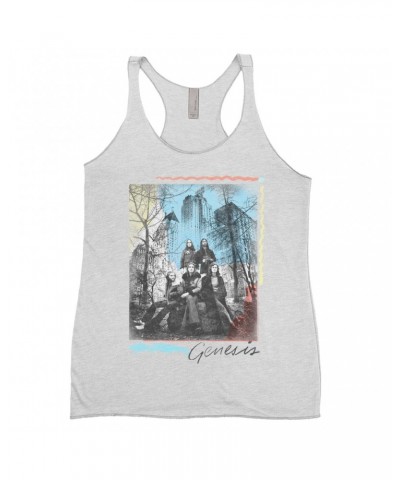 Genesis Ladies' Tank Top | Colorful Watercolor Band Photo In NYC Shirt $9.84 Shirts