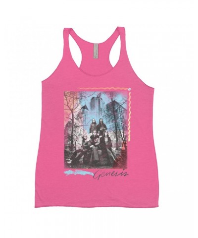 Genesis Ladies' Tank Top | Colorful Watercolor Band Photo In NYC Shirt $9.84 Shirts