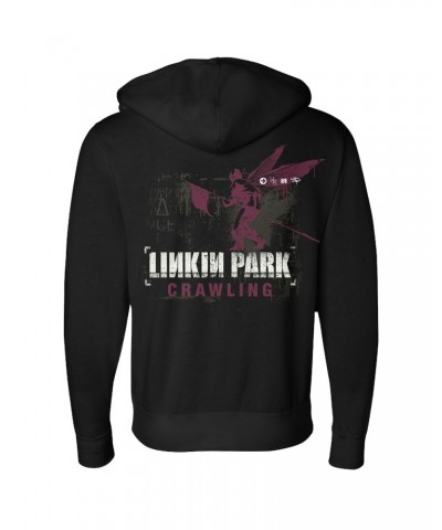 Linkin Park LP Crawling Side Street Soldier Zip Hoodie $25.20 Vinyl