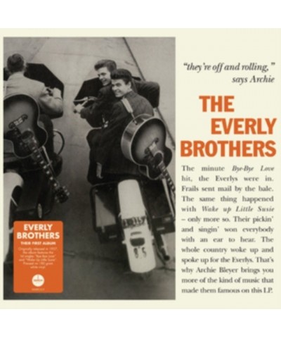 The Everly Brothers LP Vinyl Record - The Everly Brothers (White Vinyl) $12.22 Vinyl