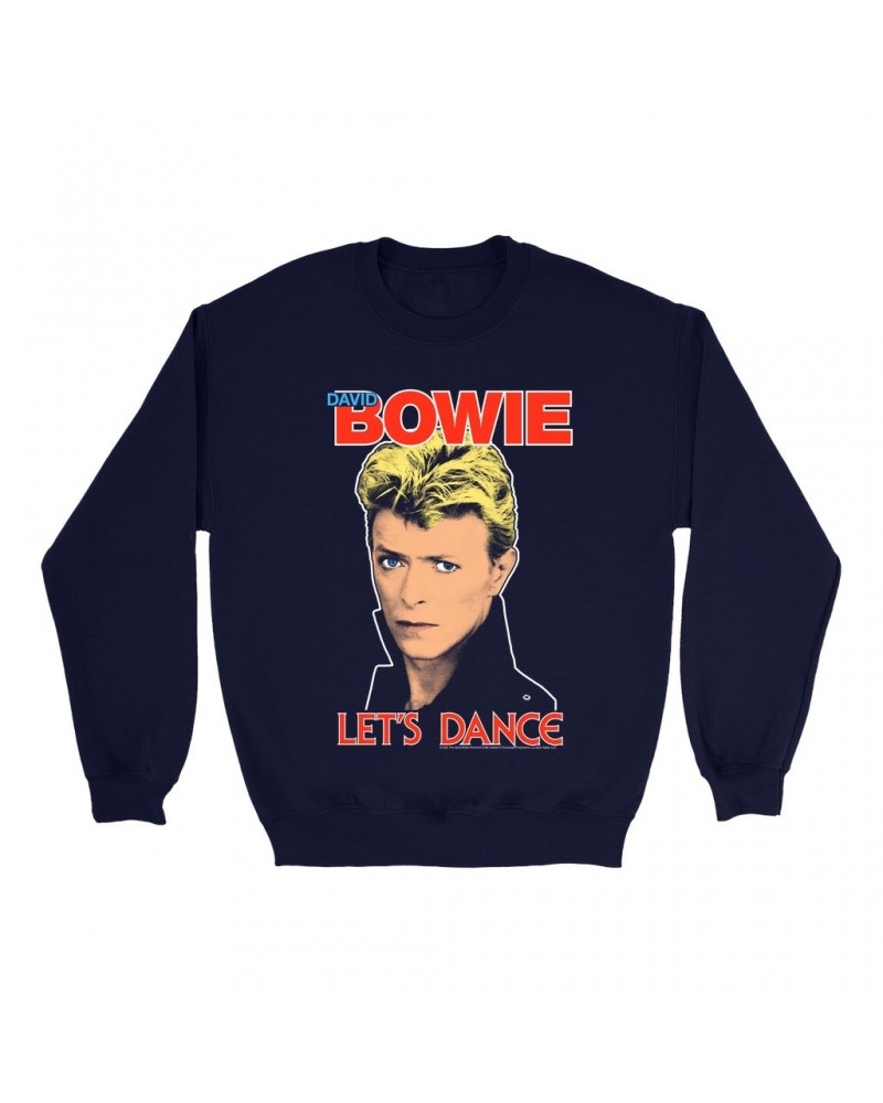 David Bowie Sweatshirt | Let's Dance Classic Sweatshirt $11.53 Sweatshirts