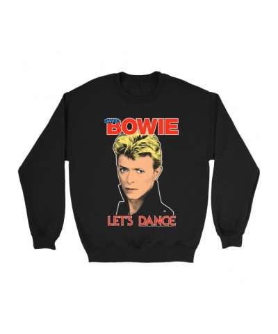 David Bowie Sweatshirt | Let's Dance Classic Sweatshirt $11.53 Sweatshirts