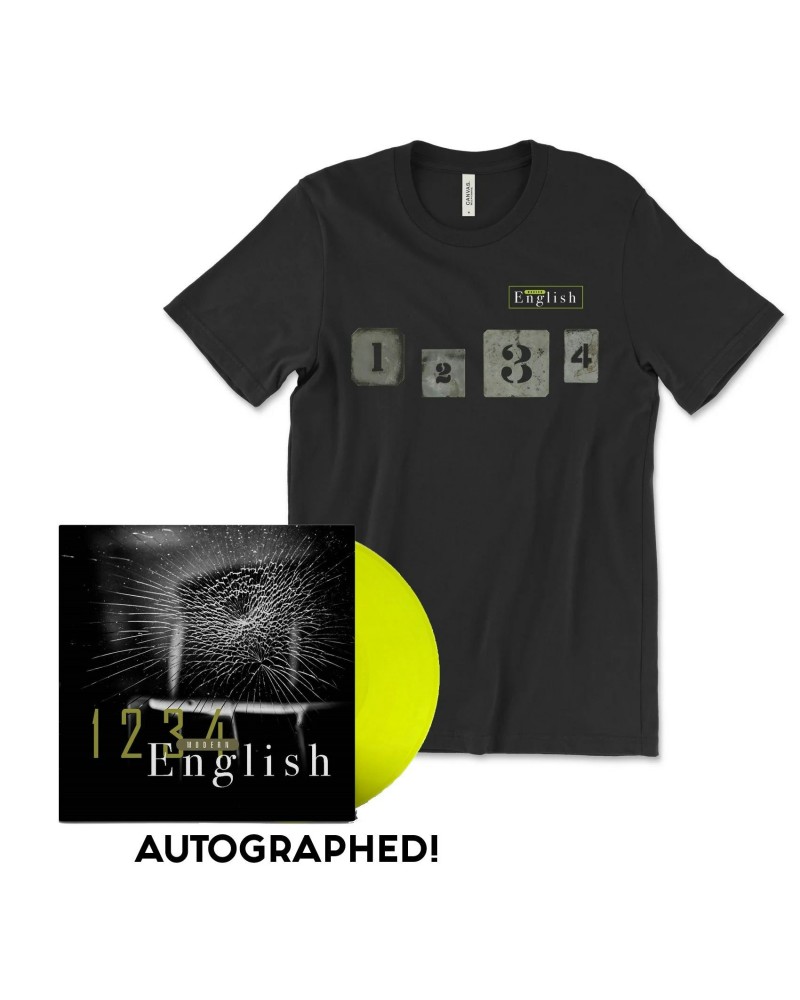 Modern English 1234 Signed Vinyl + Tee Bundle (PRESALE 02/23/24) $36.00 Vinyl