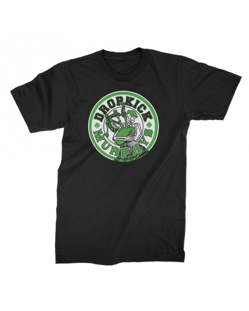 Dropkick Murphys Skelly Piper Tee (Black) $14.51 Shirts