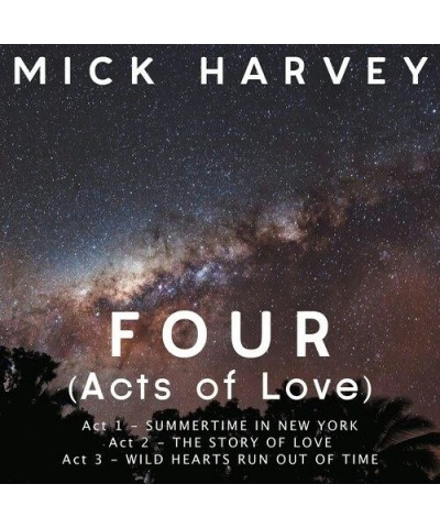 Mick Harvey FOUR (ACTS OF LOVE) (LIMITED/CLEAR VINYL) Vinyl Record $15.78 Vinyl