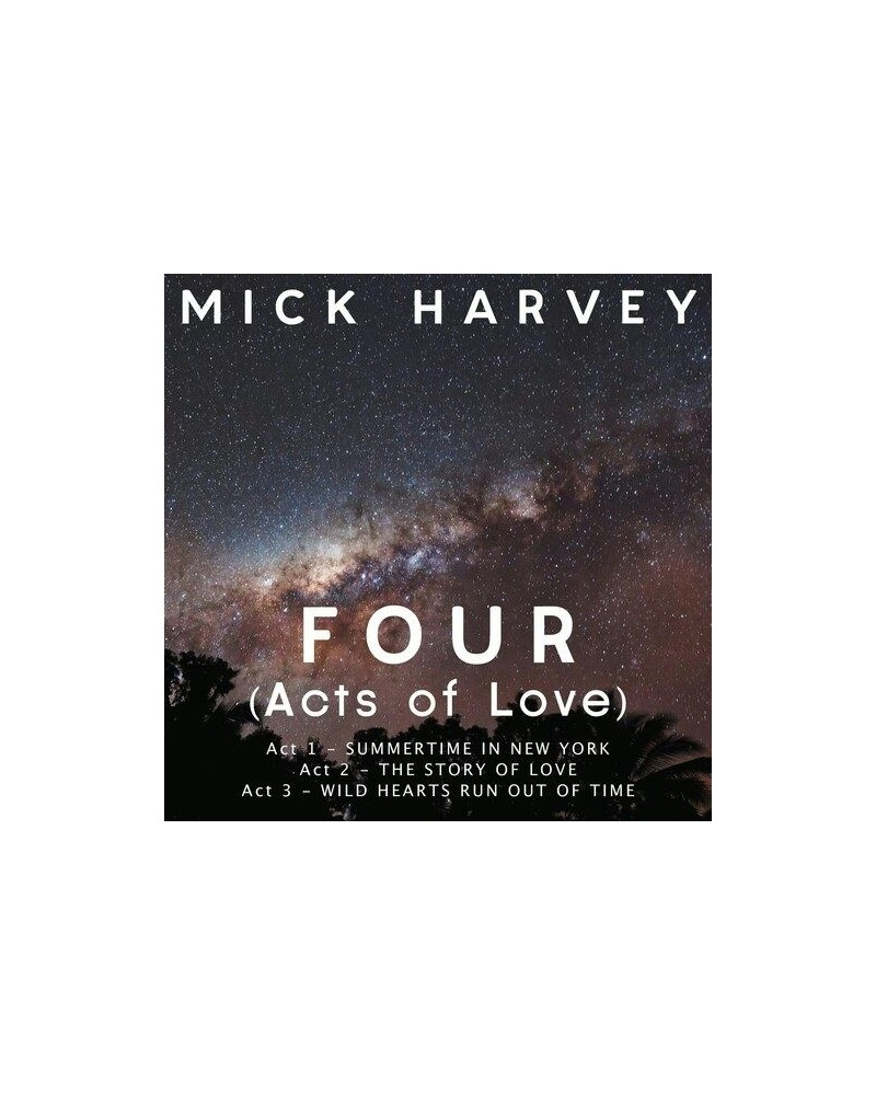 Mick Harvey FOUR (ACTS OF LOVE) (LIMITED/CLEAR VINYL) Vinyl Record $15.78 Vinyl