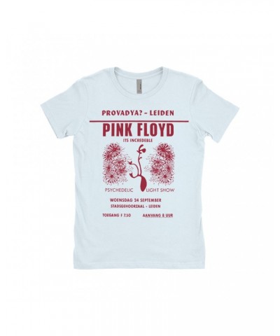 Pink Floyd Ladies' Boyfriend T-Shirt | Provadya Concert Poster Shirt $12.48 Shirts