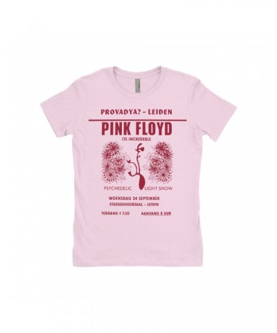 Pink Floyd Ladies' Boyfriend T-Shirt | Provadya Concert Poster Shirt $12.48 Shirts