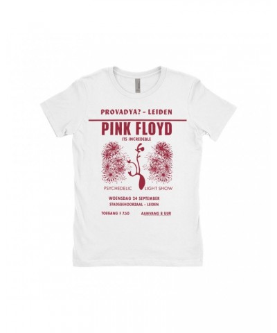 Pink Floyd Ladies' Boyfriend T-Shirt | Provadya Concert Poster Shirt $12.48 Shirts