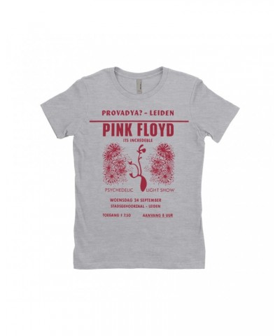 Pink Floyd Ladies' Boyfriend T-Shirt | Provadya Concert Poster Shirt $12.48 Shirts