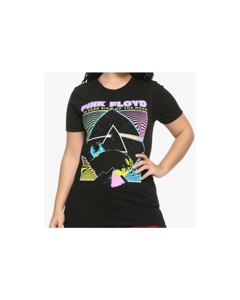 Pink Floyd DSOTM Psychedelic Tracklist Ladies T-shirt $5.63 Shirts