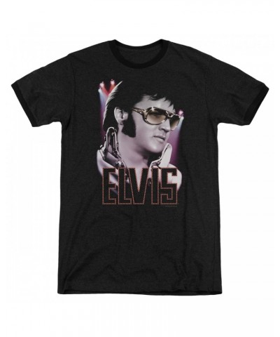 Elvis Presley Shirt | 70'S STAR Premium Ringer Tee $8.36 Shirts