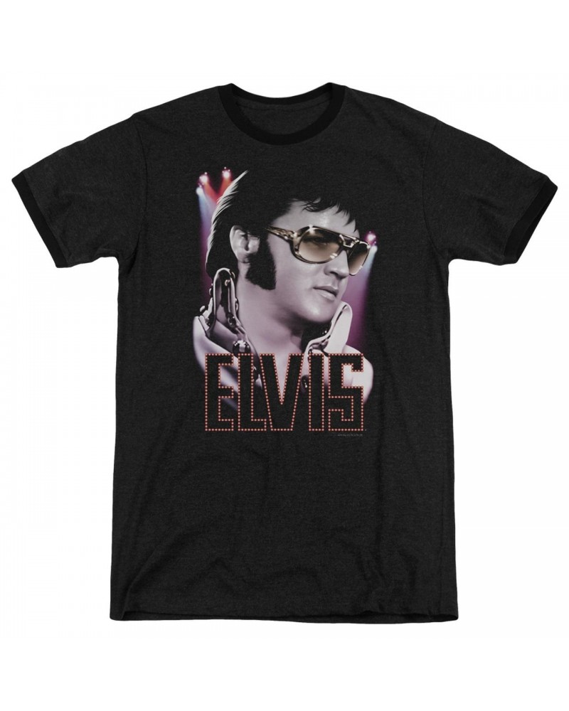 Elvis Presley Shirt | 70'S STAR Premium Ringer Tee $8.36 Shirts