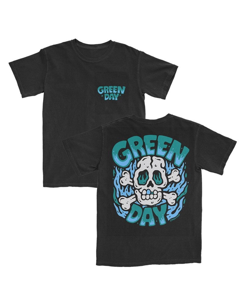 Green Day Blue Skull T-Shirt $11.10 Shirts