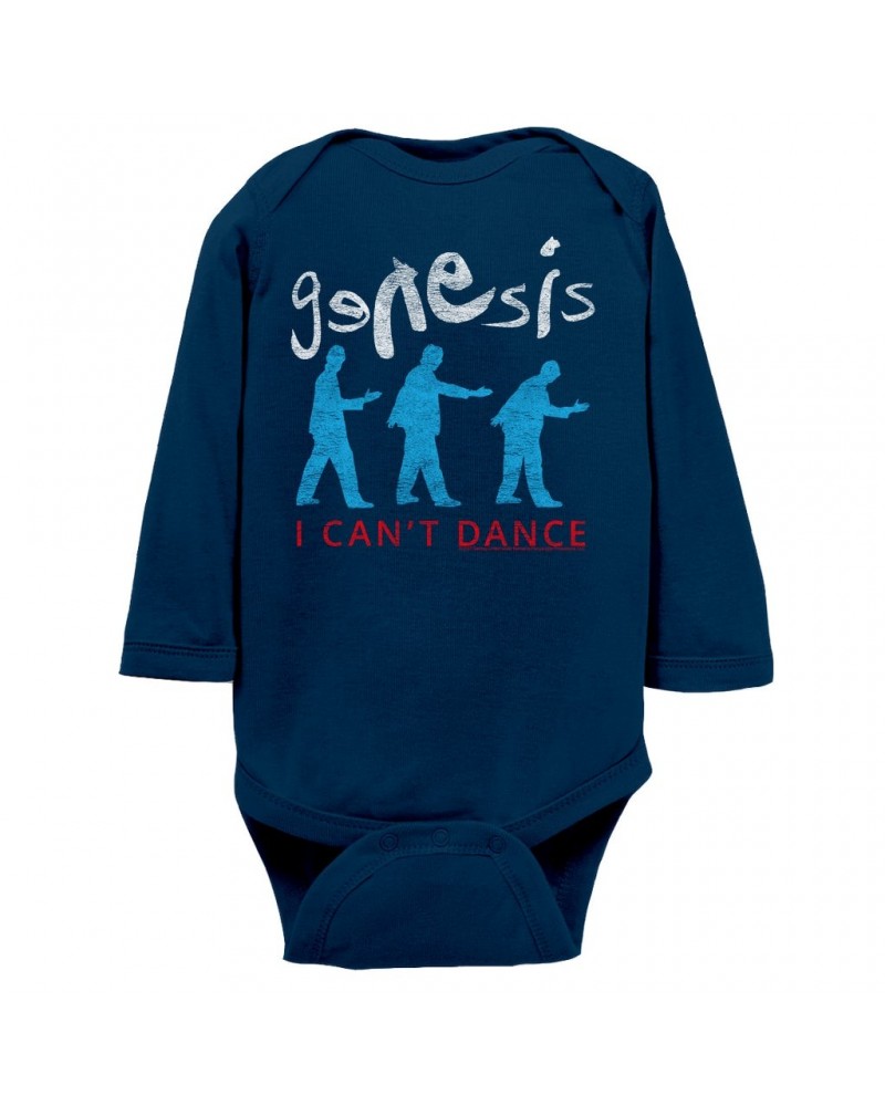 Genesis Long Sleeve Bodysuit | I Can't Dance Logo Distressed Bodysuit $8.82 Shirts