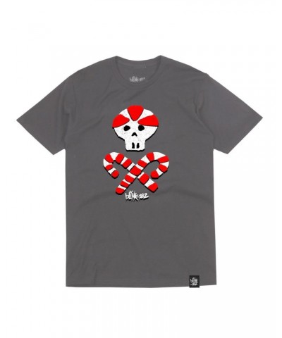 blink-182 Candy Cross Bones Grey Tee $12.90 Shirts