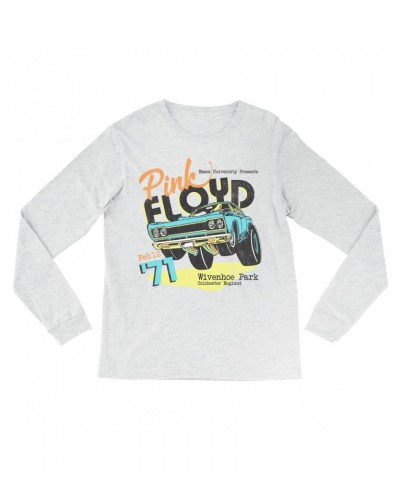 Pink Floyd Long Sleeve Shirt | Essex University Plymouth Roadrunner Concert Promotion Distressed Shirt $12.58 Shirts