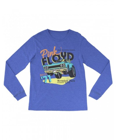 Pink Floyd Long Sleeve Shirt | Essex University Plymouth Roadrunner Concert Promotion Distressed Shirt $12.58 Shirts