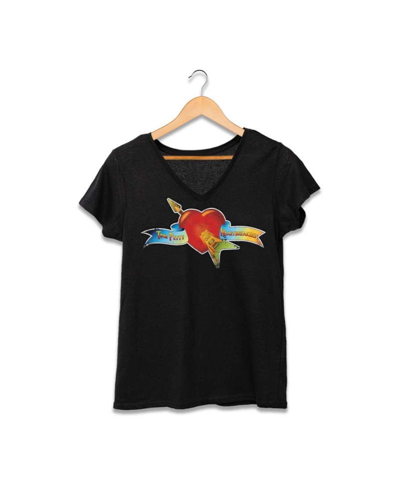 Tom Petty Classic Logo Ladies V-Neck $12.60 Shirts