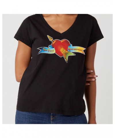 Tom Petty Classic Logo Ladies V-Neck $12.60 Shirts