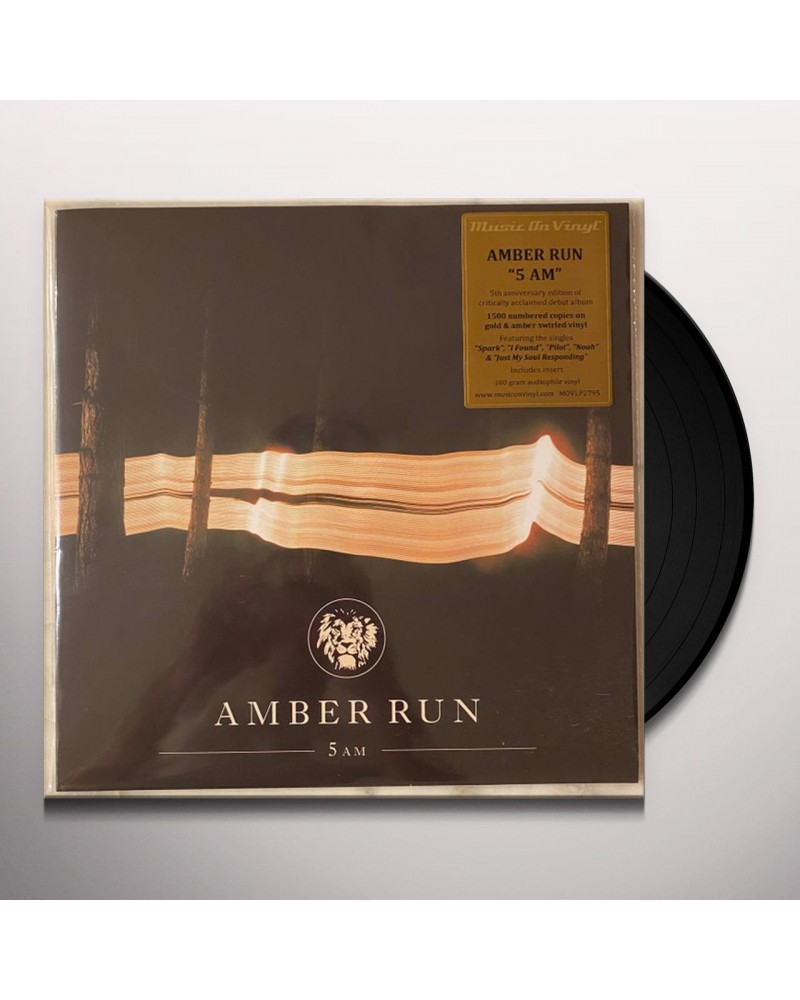 Amber Run 5AM (GOLD & AMBER SWIRLED) Vinyl Record $13.41 Vinyl