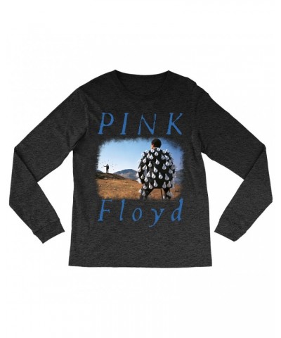 Pink Floyd Long Sleeve Shirt | Delicate Sound Of Thunder Album Design Distressed Shirt $12.58 Shirts