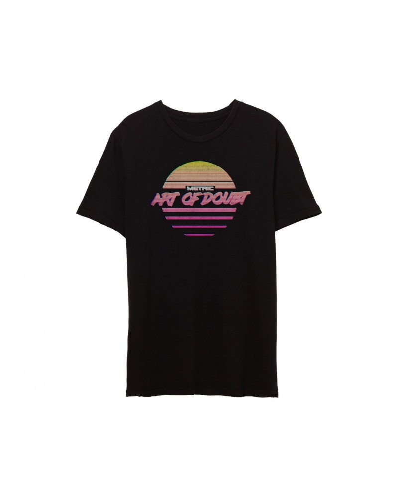 Metric Sunset Fan Art T-Shirt $7.05 Shirts