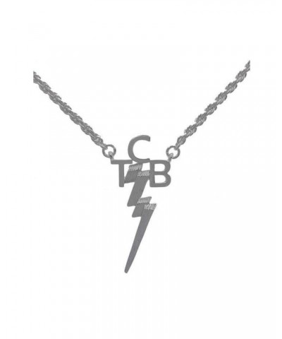 Elvis Presley Lowell Hays Sterling Silver Plated TCB Necklace - Lisa Marie Size $28.18 Accessories