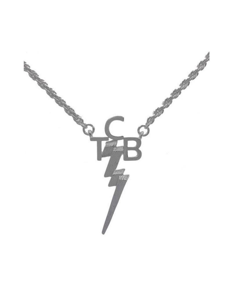 Elvis Presley Lowell Hays Sterling Silver Plated TCB Necklace - Lisa Marie Size $28.18 Accessories