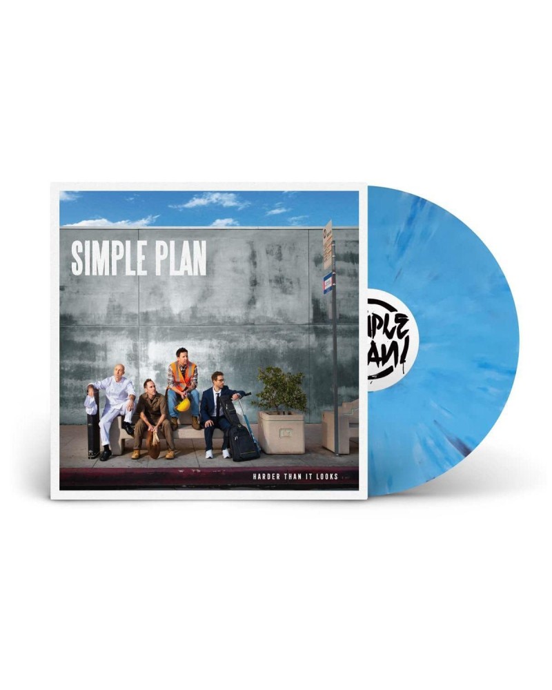 Simple Plan HARDER THAN IT LOOKS (BLUE MARBLE VINYL) Vinyl Record $9.50 Vinyl