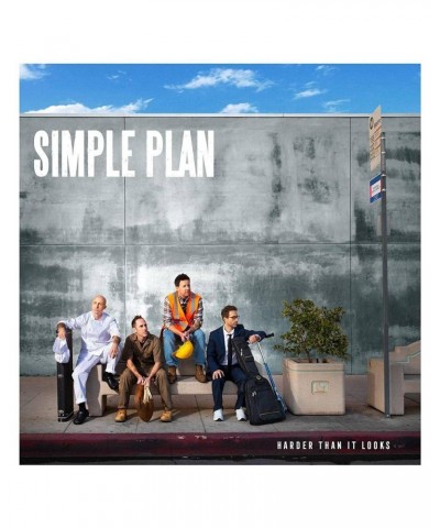 Simple Plan HARDER THAN IT LOOKS (BLUE MARBLE VINYL) Vinyl Record $9.50 Vinyl