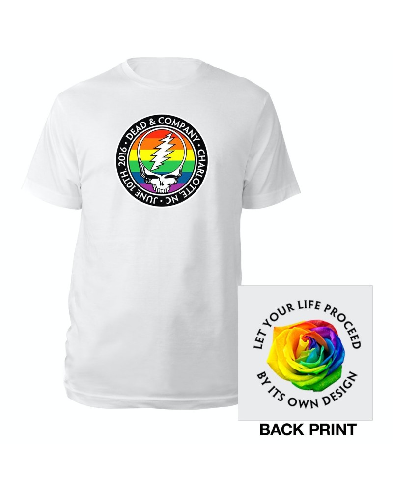 Dead & Company Rainbow Stealie Charlotte Event Tee for Chartiy $14.00 Shirts