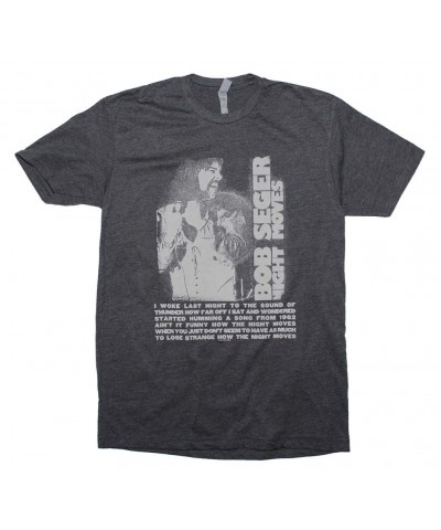 Bob Seger & The Silver Bullet Band T Shirt | Bob Seger Night Moves T-Shirt $6.80 Shirts