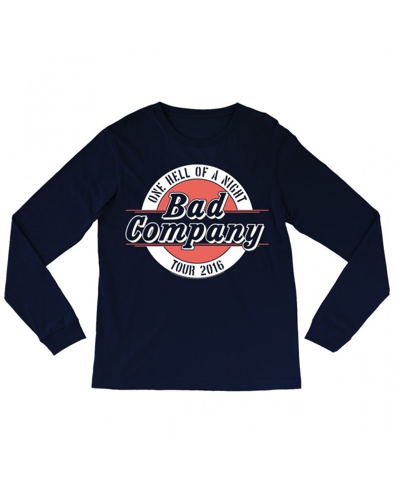 Bad Company Long Sleeve Shirt | One Hell Of A Night 2016 Tour Shirt $12.28 Shirts