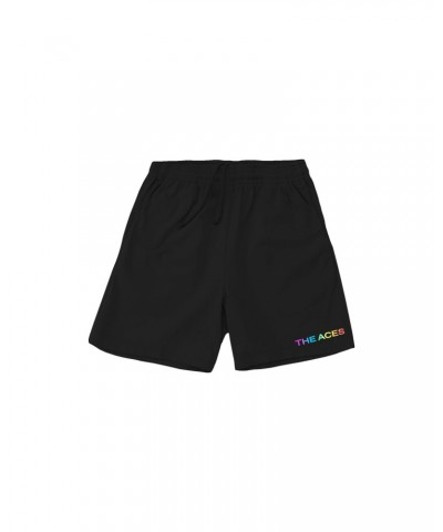 The Aces Warped Pride Shorts - Black $16.00 Shorts